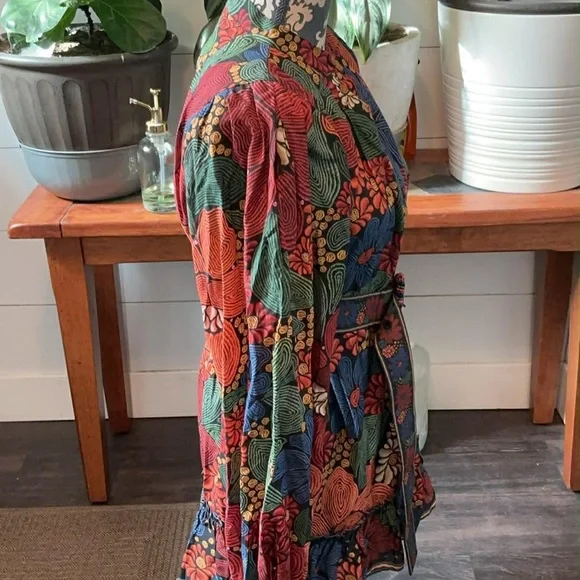 FARM Rio Multicolor Floral Long-Sleeve Mini Dress - Picture 4 of 6